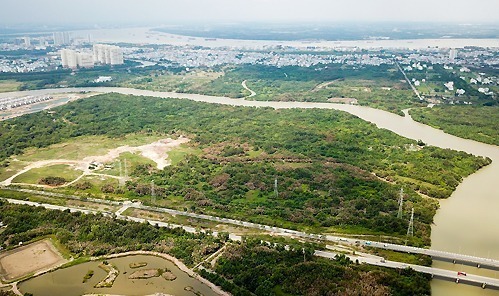 Khu đất ven sông Công ty Tân Thuận bán cho Quốc Cường Gia Lai. 
