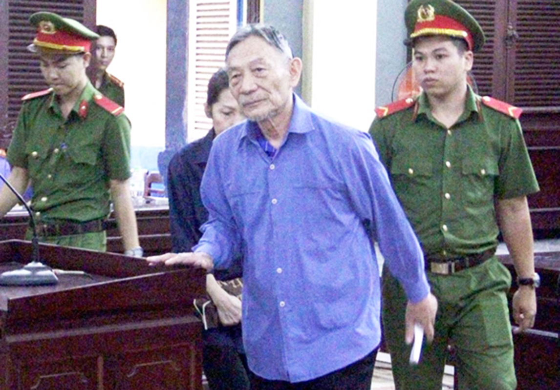 Cựu tổng giám đốc Công ty Tài chính TNHH MTV cao su Việt Nam trong lần ra tòa năm 2018. 