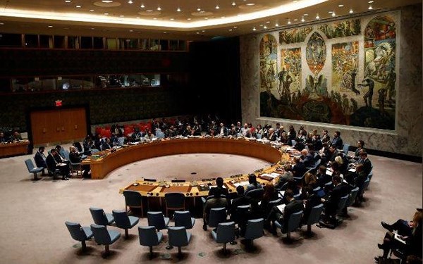 Một cuộc họp của Hội đồng Bảo an Liên Hợp Quốc về vấn đề Syria, ở New York, Mỹ vào tháng 3.(Ảnh: Reuters)