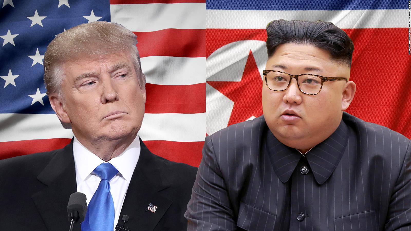 Tổng thống Mỹ Donald Trump (trái) sẽ gặp Nhà lãnh đạo Triều Tiên Kim Jong-un vào ngày 12/6 tới tại Singapore. Ảnh: CNN