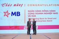 MB nhận giải “Ngân hàng bán lẻ tiêu biểu” và “ngân hàng đồng hành cùng doanh nghiệp nhỏ và vừa”