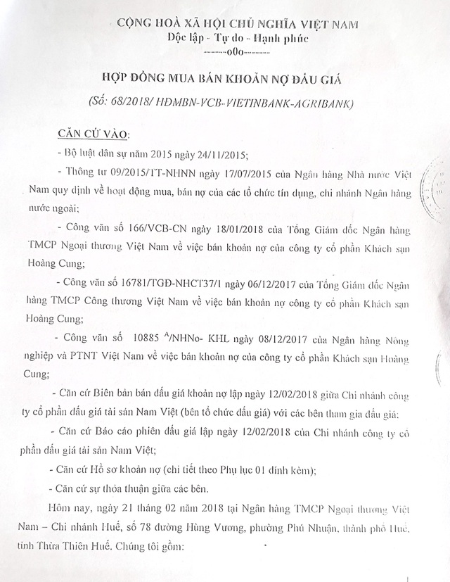 Đơn khởi kiện của bà Nguyễn Thị Định