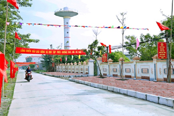 Diện mạo nông thôn mới xã Yên Lâm (Yên Mô) ngày càng khởi sắc