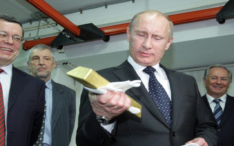 Nga vừa ấn định mức giá vàng cố định 5.000 Rúp/gram vàng.