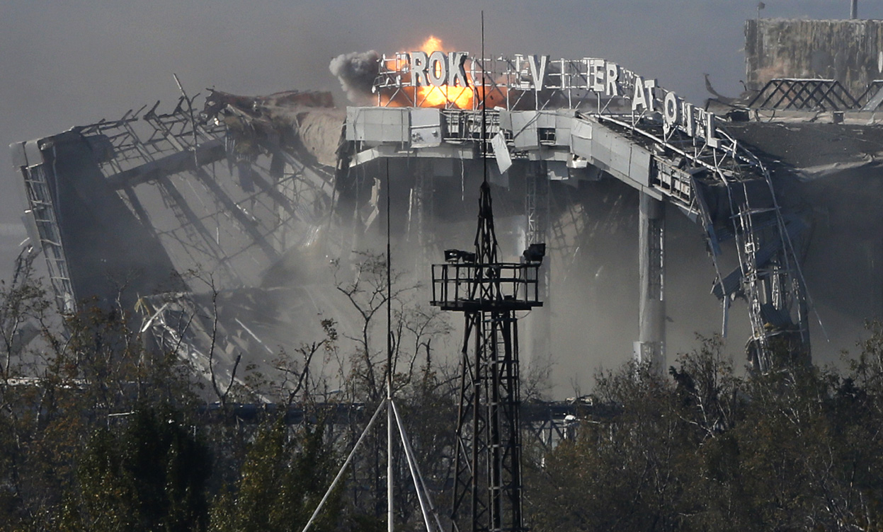 Chiến sự ở Donetsk đang diễn ra ác liệt