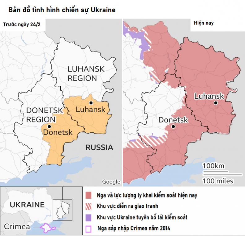 Cục diện chiến sự Nga-Ukraine sau 6 tháng