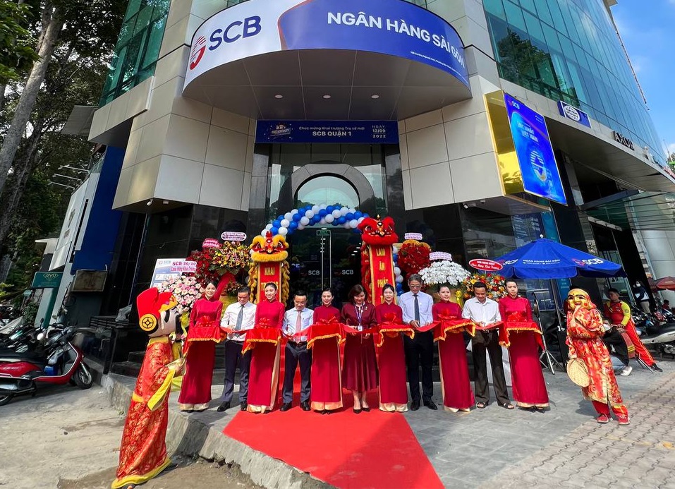 trụ sở mới cho SCB Quận 1 tại địa chỉ số 10B đường Sương Nguyệt Ánh, phường Bến Thành, Quận 1, TP. Hồ Chí Minh. 