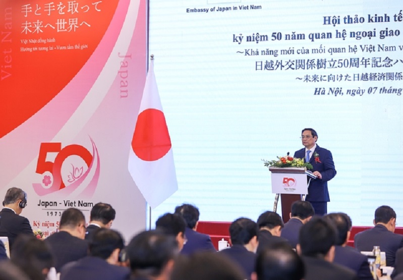 Thủ tướng Chính phủ phát biểu tại Hội thảo kinh tế cấp cao nhân kỷ niệm tròn nửa thế kỷ thiết lập quan hệ Việt - Nhật