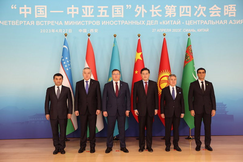 Hội nghị Ngoại trưởng Trung Quốc-Trung Á ngày 28.4 tại Tây An. Ảnh: Bộ Ngoại giao Trung Quốc