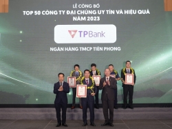 TPBank đứng thứ 4 trong Top các ngân hàng tư nhân uy tín nhất Việt Nam