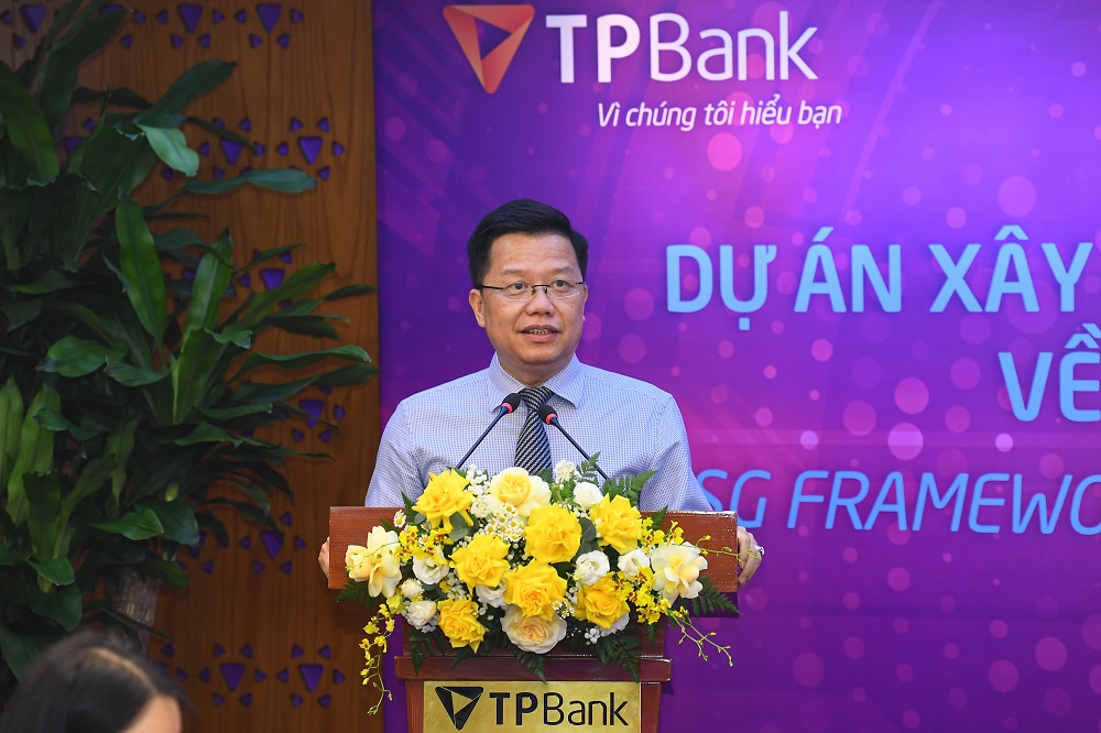 Ông Nguyễn Hưng - Tổng Giám đốc TPBank tự tin đội ngũ TPBank có thể tiếp nhận chuyển giao kỹ thuật, công nghệ để thực thi tốt việc quản trị theo tiêu chuẩn ESG.