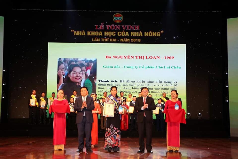 Bởi những đóng góp to lớn cho sự phát triển của cây chè Lai Châu, mang thu nhập và ổn định đời sống cho gần 2.000 hộ nông dân, bà Nguyễn Thị Loan xứng đáng được vinh danh danh hiệu “Nhà khoa học của nhà nông”.