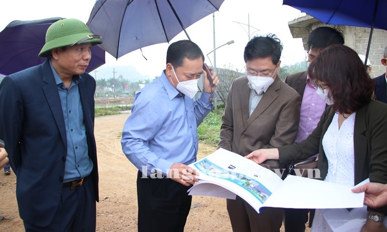 Chủ tịch tỉnh Lạng Sơn kiểm tra thực tế các dự án tại thành phố Lạng Sơn