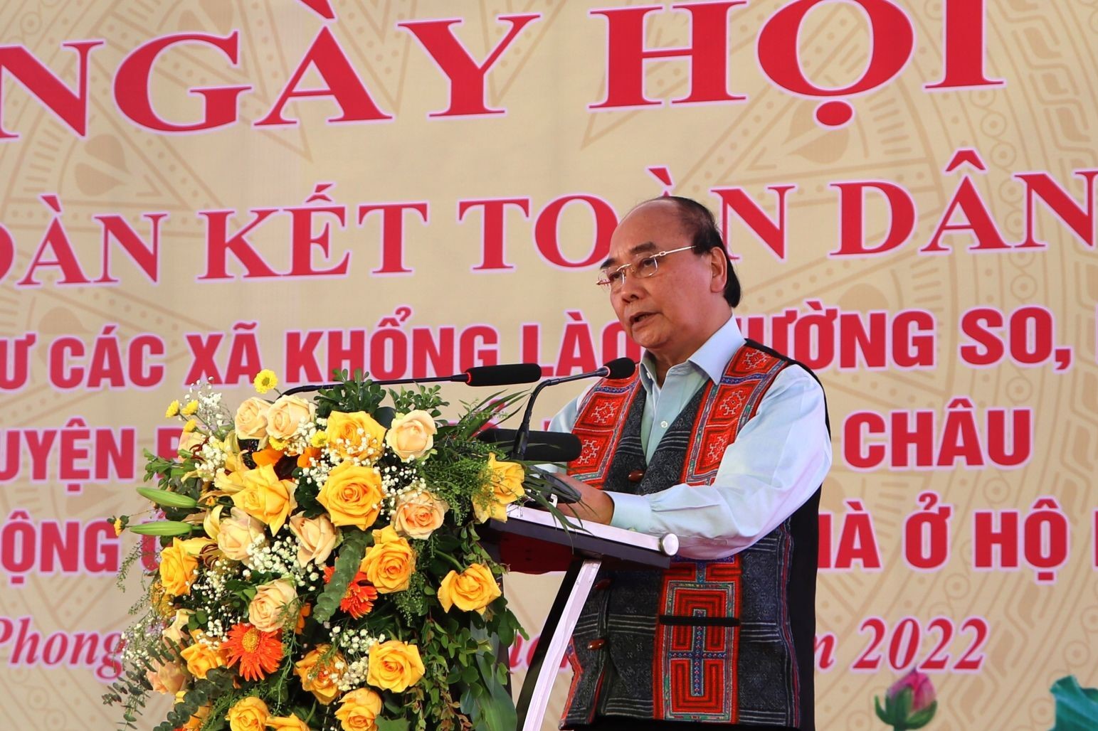 Chủ tịch nước Nguyễn Xuân Phúc phát biểu tại Ngày hội