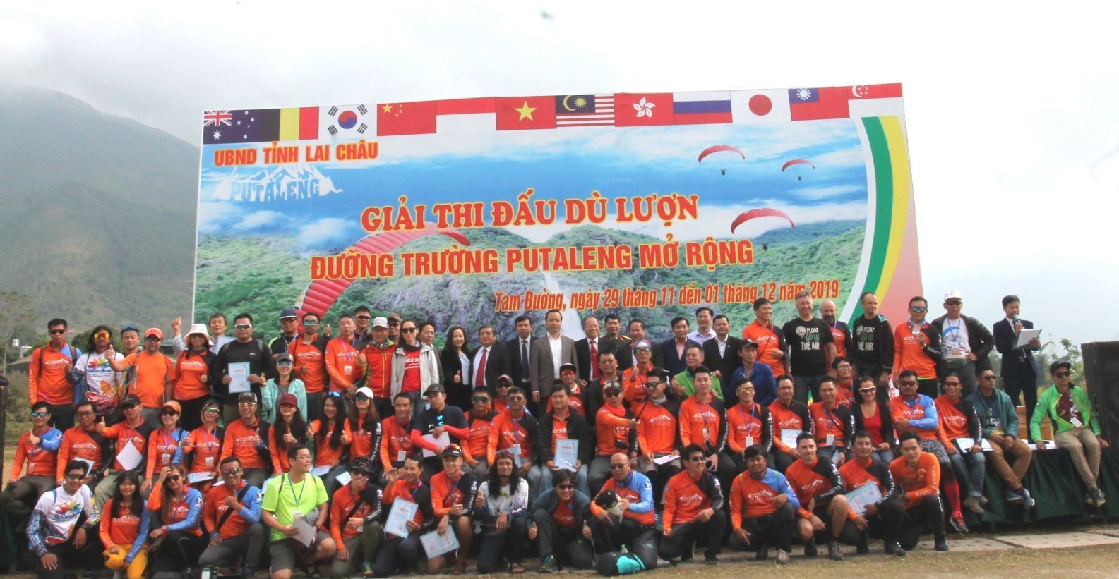 Giải dù lượn đường trường Pu Ta Leng Việt Nam sẽ có khoảng 100 phi công tham gia.