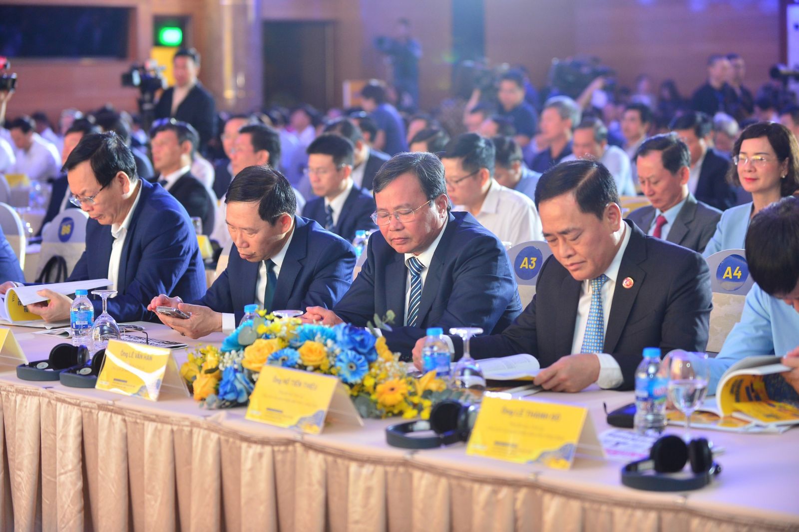 Chủ tịch UBND tỉnhp/Hồ Tiến Thiệu tại Lễ Công bố báo cáo thường niên của Chỉ số Năng lực cạnh tranh cấp tỉnh (PCI)