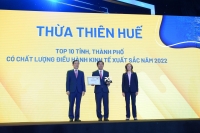 Thừa Thiên Huế: Top 10 tỉnh, thành phố có chất lượng điều hành kinh tế xuất sắc 2022