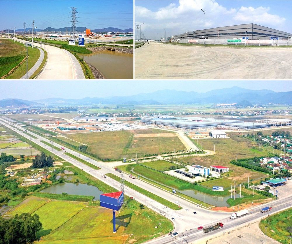 Khu kinh tế Đông Nam Nghệ An có 4 khu công nghiệp đã thu hút các dự án đầu tư đi vào hoạt động (khu công nghiệp Nam Cấm; Khu công nghiệp Bắc Vinh; Khu công nghiệp, đô thị dịch vụ VSIP Nghệ An; khu công