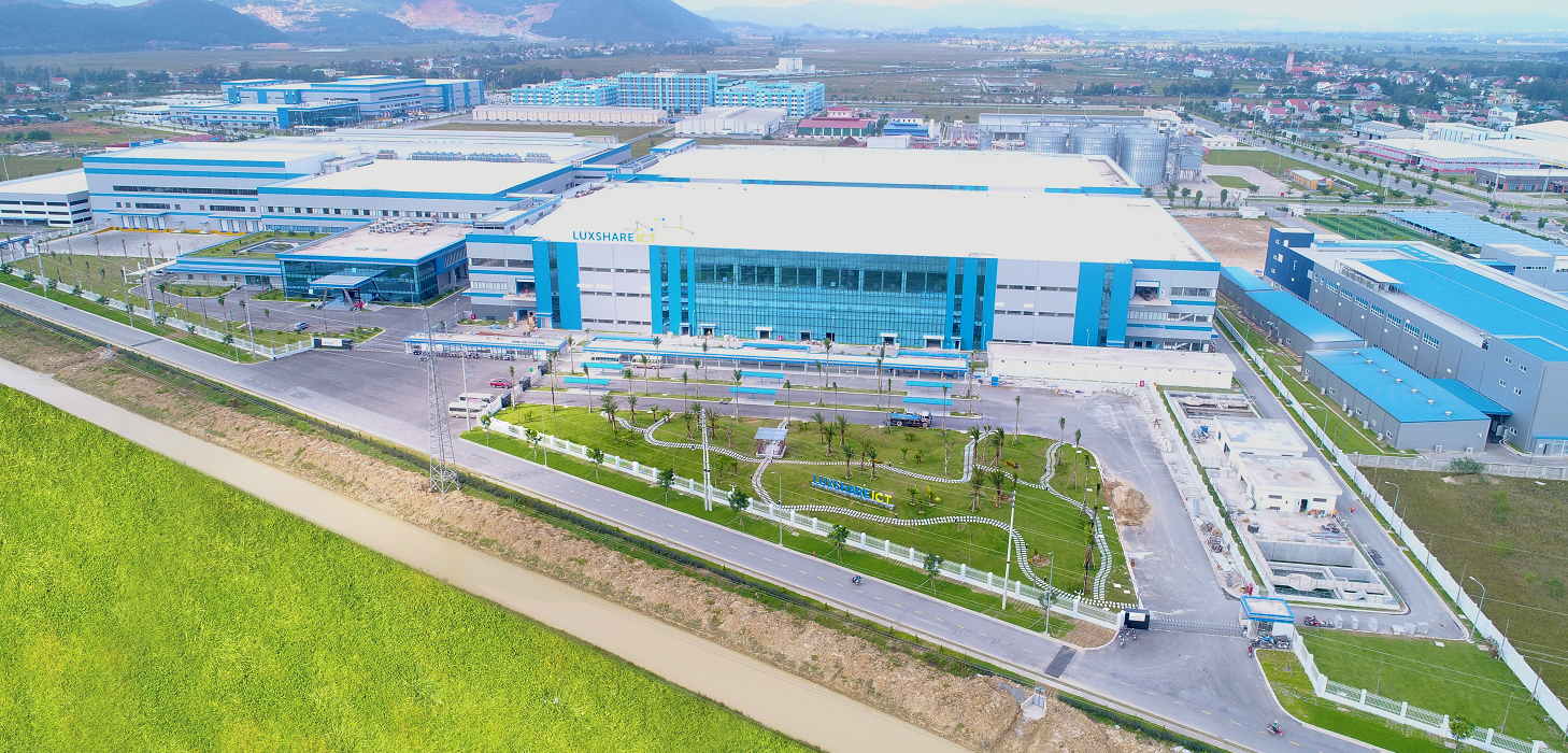 Nhà máy LUXSHARE ICT với quy mô 16.000m2 tại Khu công nghiệp VSIP Nghệ An