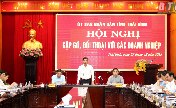 Phó Bí thư Tỉnh ủy, Chủ tịch UBND tỉnh Đặng Trọng Thăng phát biểu tại hội nghị.