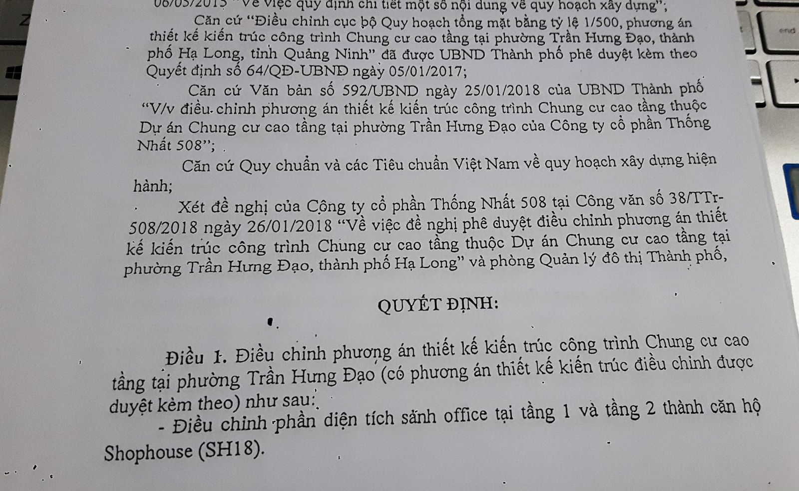 QĐ 778 của UBND thành phố Hạ Long