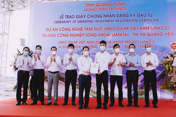Công nghệ tấm Silic Jinko Solar Việt Nam, có tổng vốn đầu tư gần 400 triệu USD 