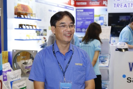 Ông Nguyễn Xuân Hải - Tổng giám đốc VIETCHEM rất vui mừng vì VIETCHEM nhận được sự quan tâm của nhiều khách hàng cũng như sự đánh giá cao của BTC