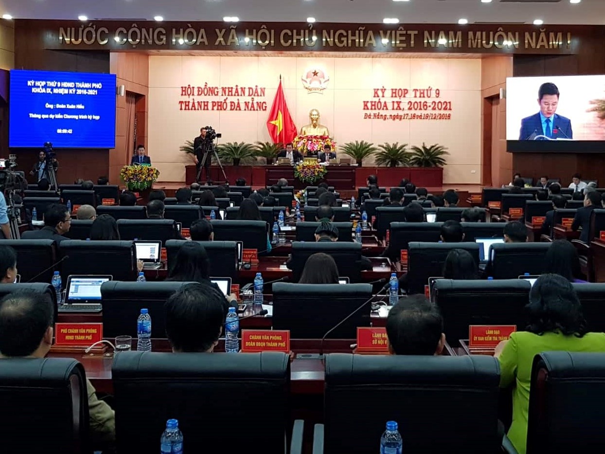 Đà Nẵng đang tiến hành kỳ họp thứ 9 HĐND khóa IX, nhiệm kỳ 2016-2021