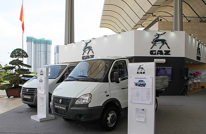 hãng xe ô tô GAZ lớn nhất của Nga lần đầu tiên tham dự triển lãm tại Việt Nam