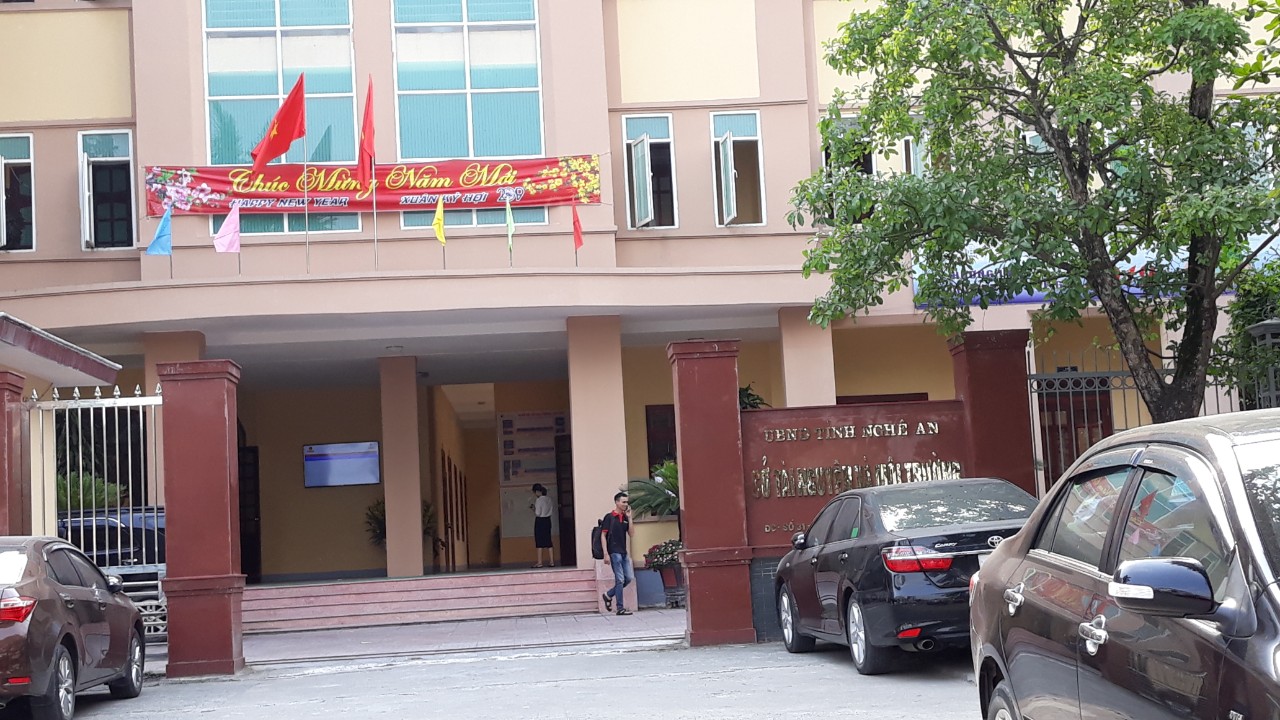 Sở TN&MT Nghệ An, nơi ông Nguyễn Mạnh Toàn đang giữ chức vụ Trưởng phòng quản lý đất đaip/