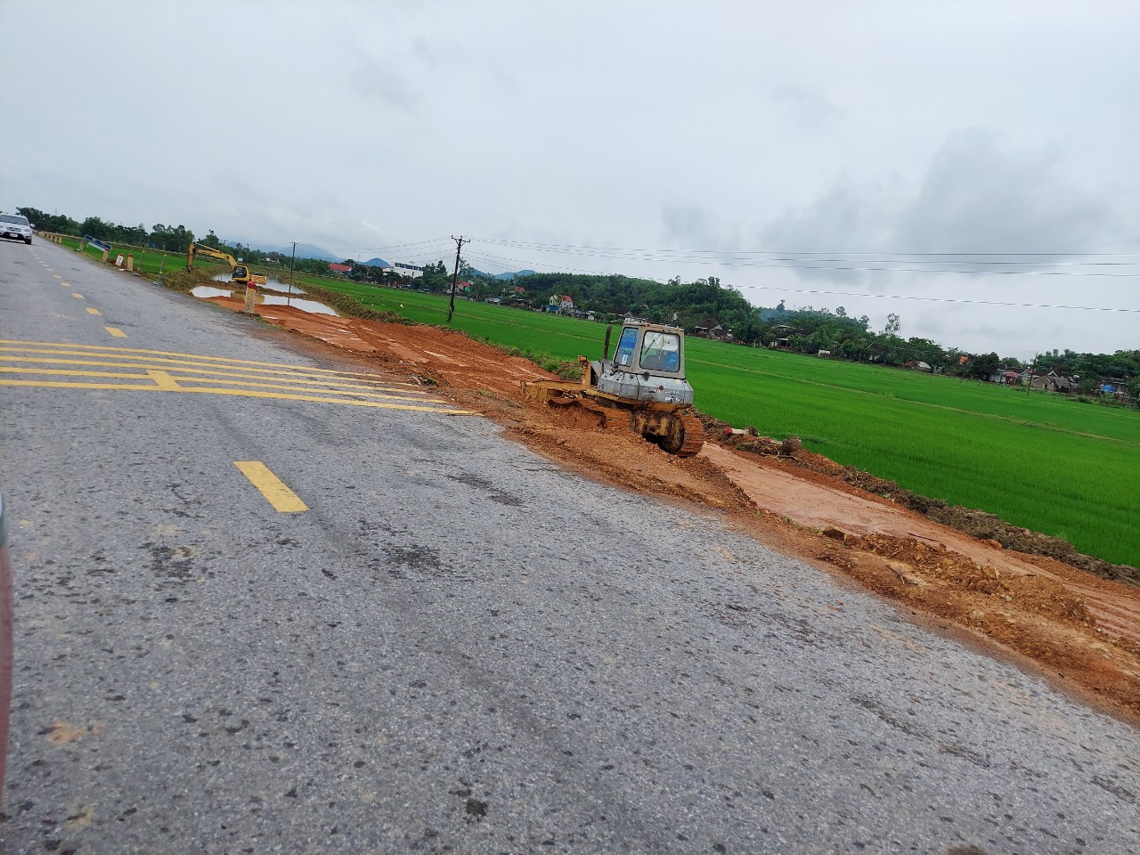 Phần lớn chiều dài tuyến đường được thi công nâng cấp, mở rộng đều nằm trong phạm vi đất nông nghiệp trên địa bàn huyện Đô Lương