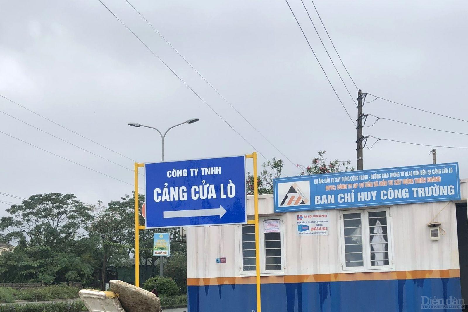 UBND tỉnh Nghệ An ban hành quyết định xử phạt hành chính đối với Công ty TNHH Cảng Cửa Lò do đưa hạng mục công trình vào sử dụng, hoạt động khi chưa có văn bản chấp thuận kết quả nghiệm thu về PCCC