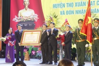 Thanh Hóa: huyện Thọ Xuân đón Bằng công nhận đạt chuẩn nông thôn mới