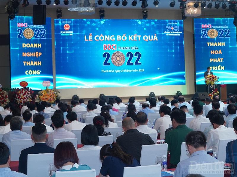 Toàn cảnh buổi lễ công bố DDCI Thanh Hóa năm 2022