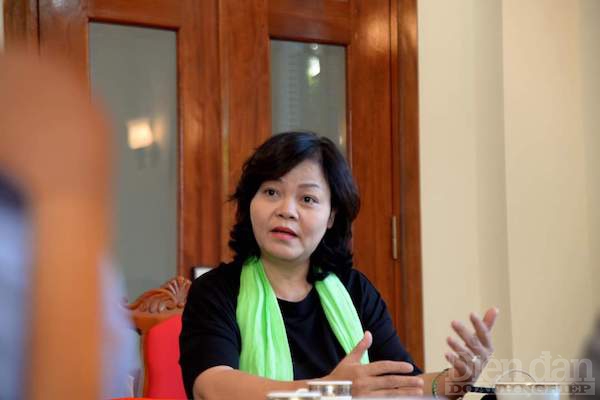 Bà Nguyễn Thị Thành Thực - Chủ tịch Công ty Bagico Bắc Giang