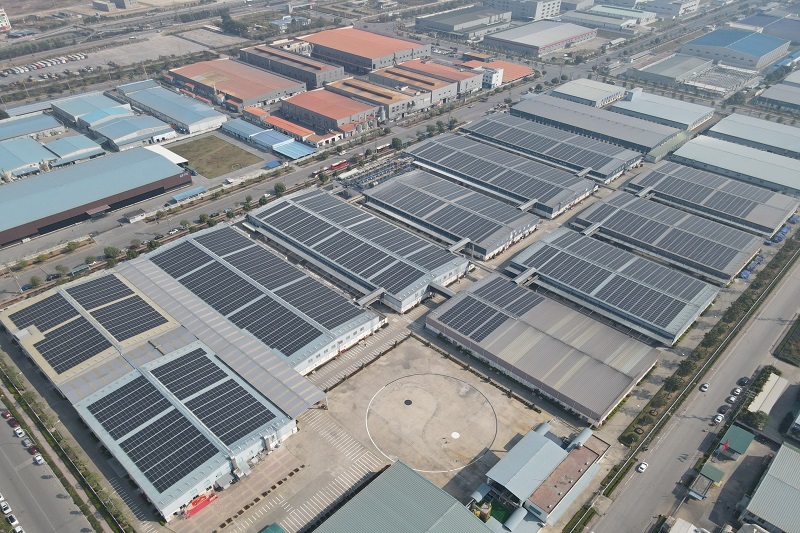  Dự án điện mặt trời New Wing (Foxconn) do GreenYellow đầu tư tại tỉnh Bắc Giang