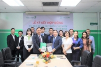 Vietcombank và Halcom Việt Nam ký kết hợp đồng tài trợ dự án