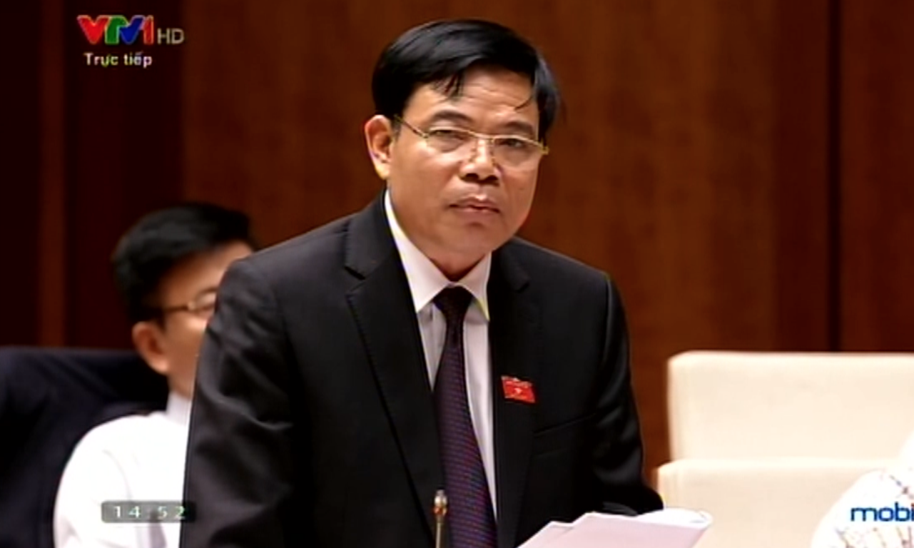 Bộ trưởng Nguyễn Xuân Cường trả lời chất vấn