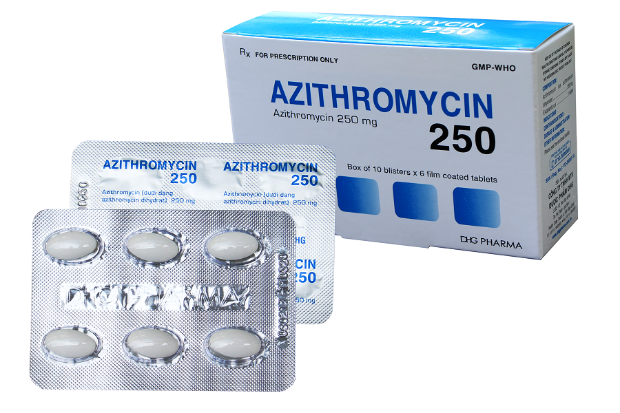 Azithromycin với tên biệt dược Zithromax là thuốc được sử dụng rộng rãi