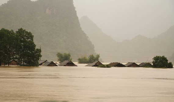 Ngập lụt tại Quảng Bình