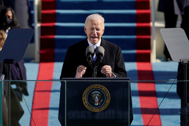 Tổng thống Joe Biden phát biểu tại buổi lễ