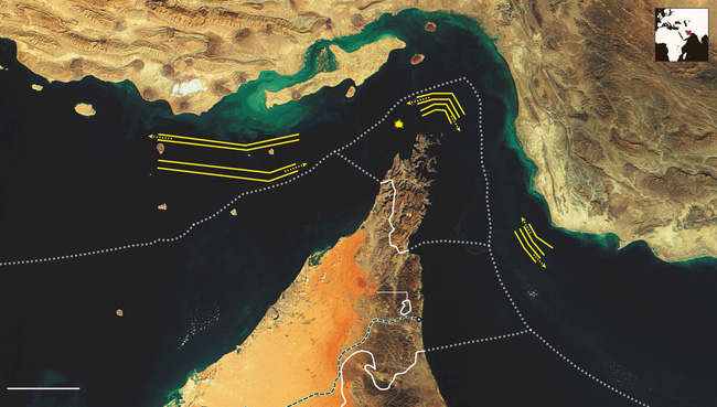 Eo biển Hormuz có vai trò rất quan trọng trong mối quan hệ Mỹ - Trung