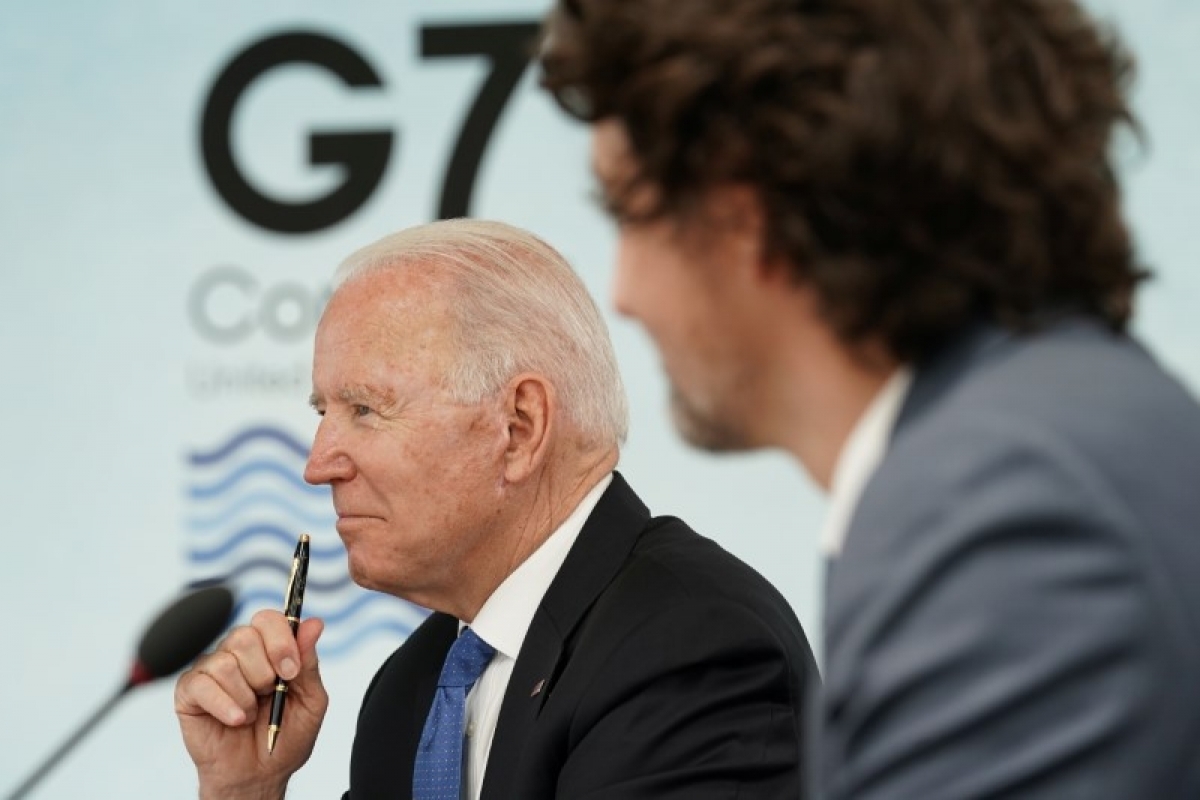 Tổng thống Joe Biden tại G7 London