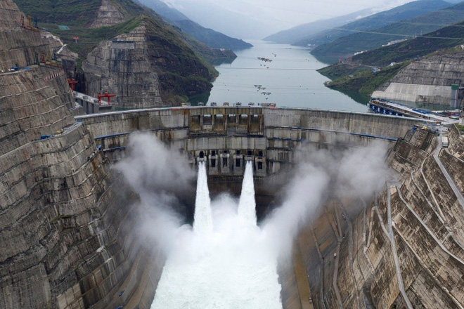 Đập thủy điện lớn thứ 2 thế giới vừa mới khánh thành tại Trung Quốc