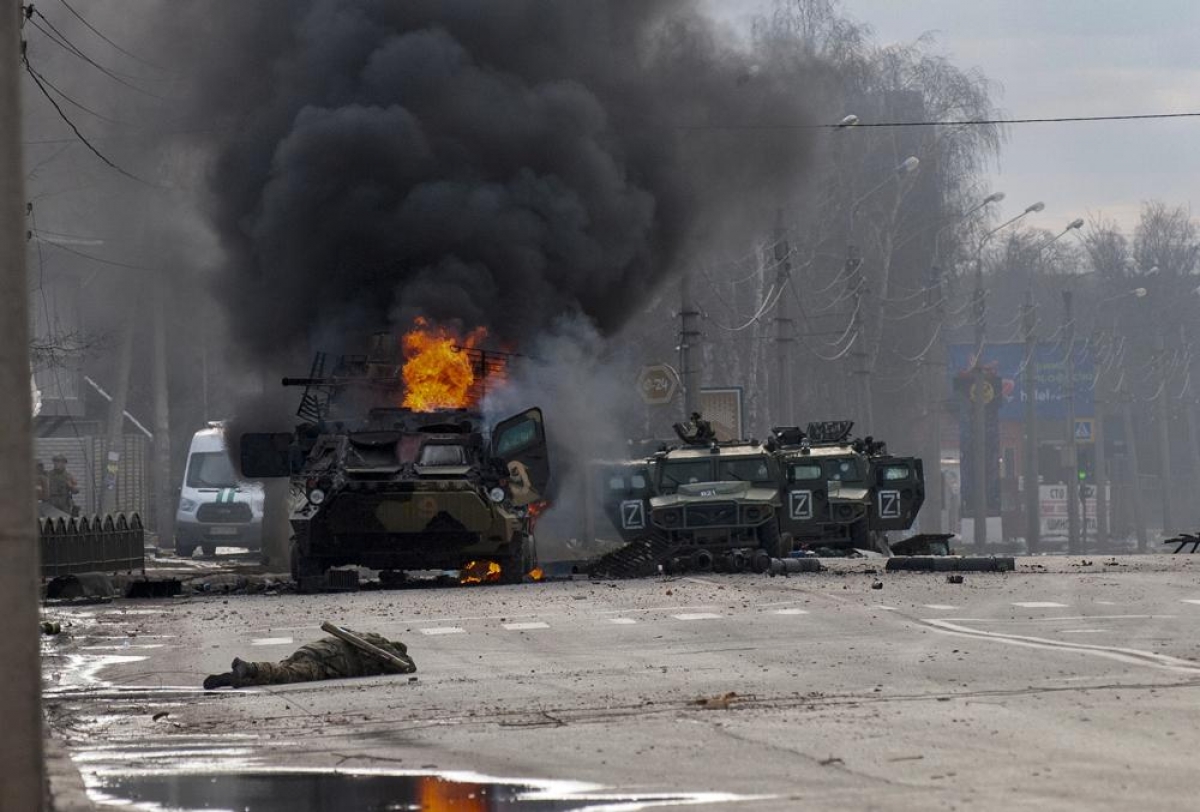 Những trận chiến cuối cùng ở Donbass (Ảnh: AP)