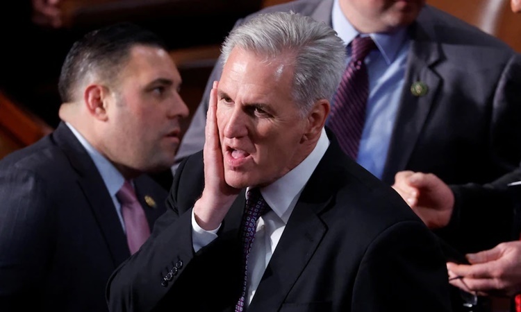 Ông Trump đã thất bại trong việc hậu thuẫn nghị sĩ McCarthy làm Chủ tịch Hạ viện (Ảnh: Reuters)