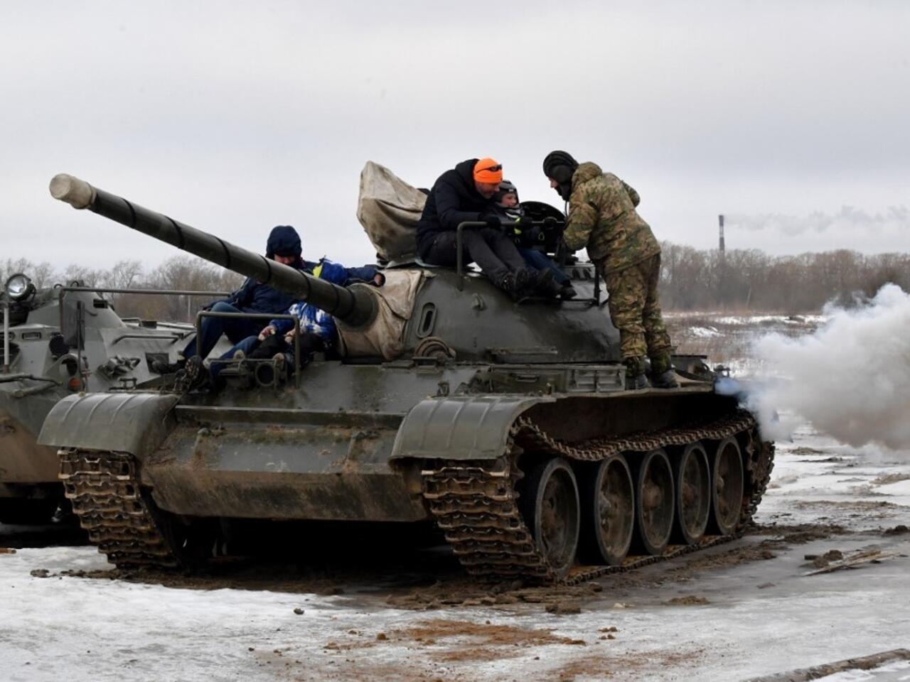 Tăng T54 của Nga sử dụng tại Ukraine
