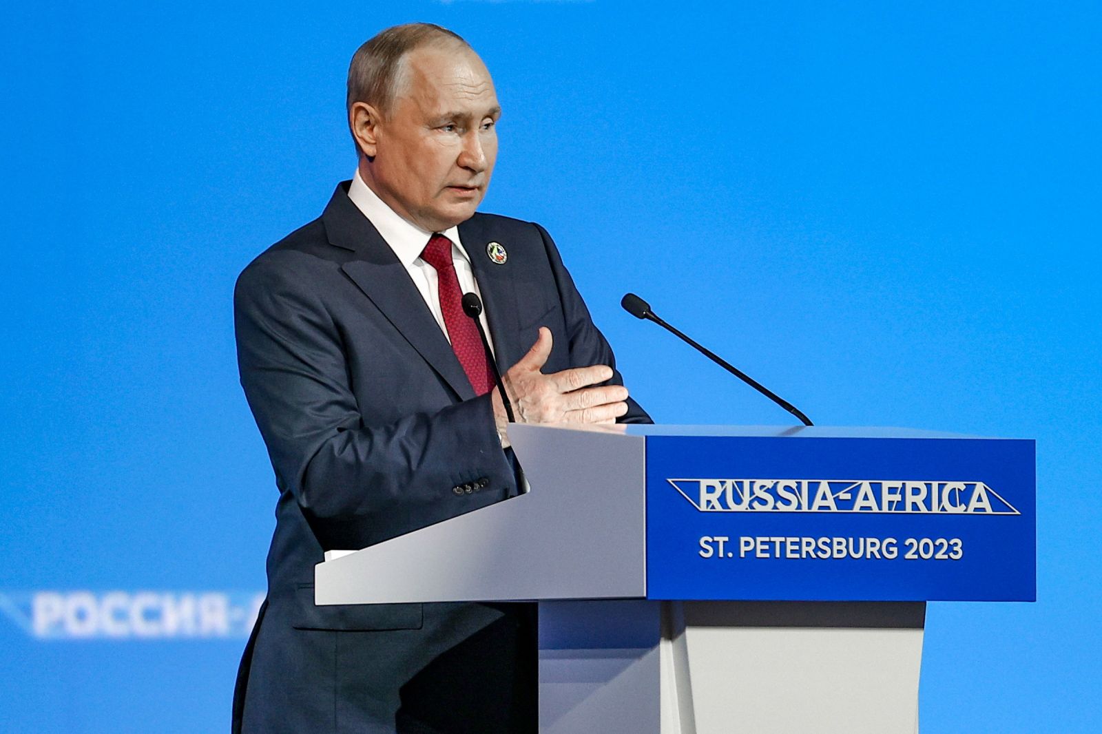 Tổng thống Putin phát biểu tại Thượng đỉnh Nga - châu Phi
