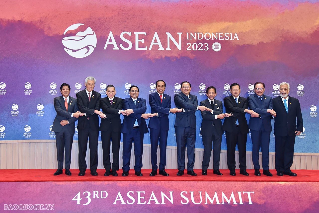 Hội nghị cấp cao ASEAN lần thứ 43 tại Indonesia đã khai mạc sáng ngày 5/9 (Ảnh: Baoquocte.vn)