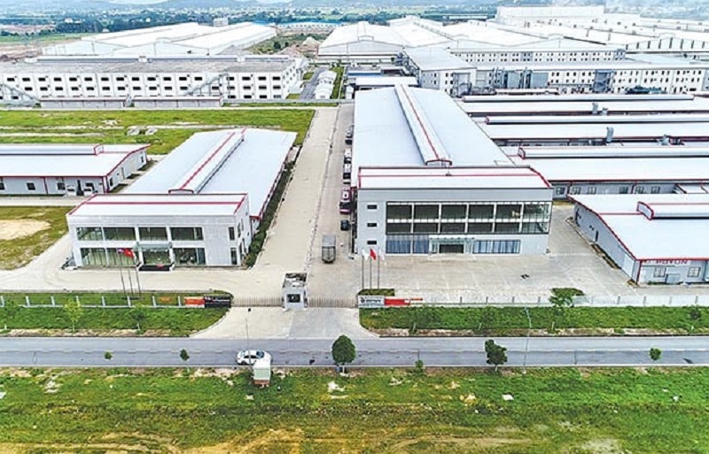 Khu công nghiệp Công Hòa điểm sáng đầu tư của tỉnh Hải Dương (ảnh báo Hải Dương)
